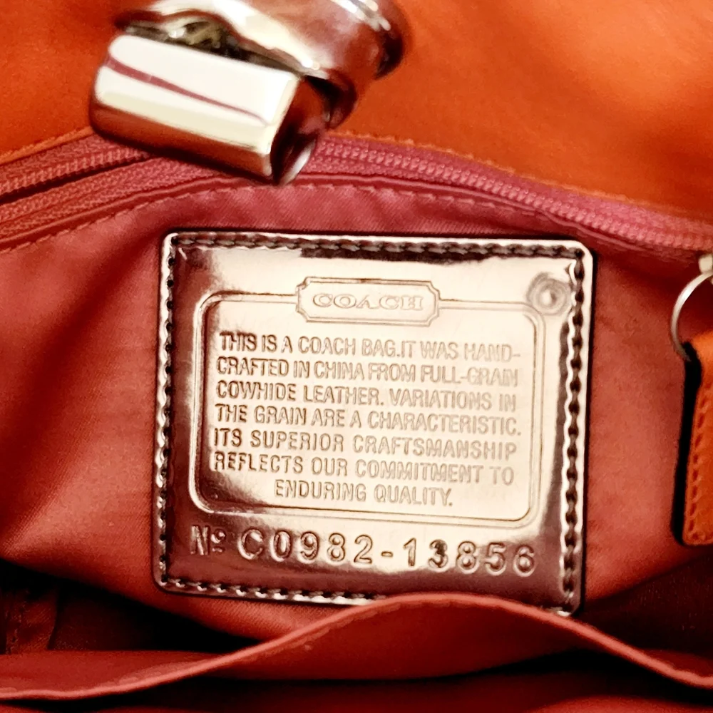 Rare Coach Bonnie Cashin Leather Mini Zip Tote 13856 - Picture 9 of 11